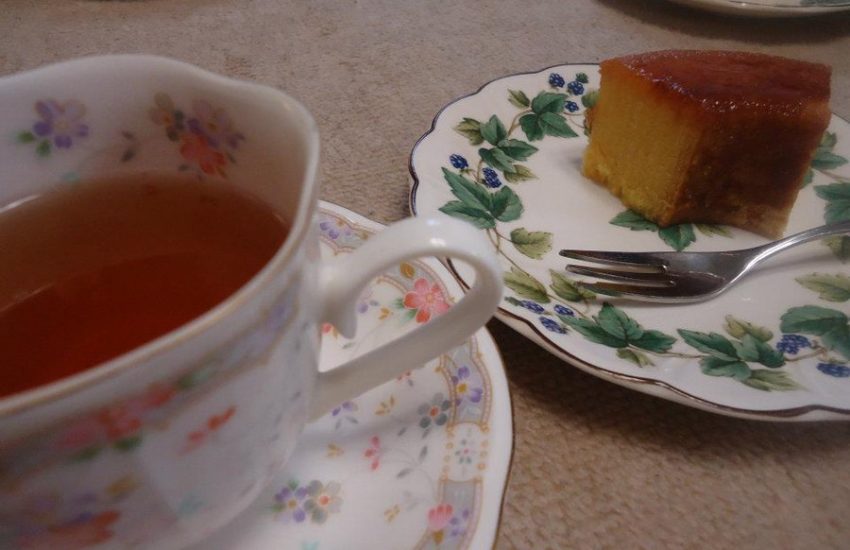 カフェでのティータイム